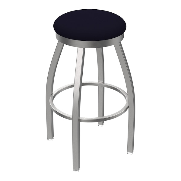 Holland Bar Stool Co OD802 Misha Stainless Steel 36 Swivel Outdoor Bar Stool with Breeze Sapphire Seat OD80236SSOD001 - main